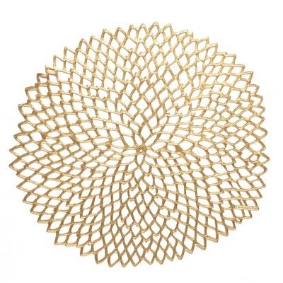 4pk Pressed Dahlia Placemats Brass - Chilewich | Target