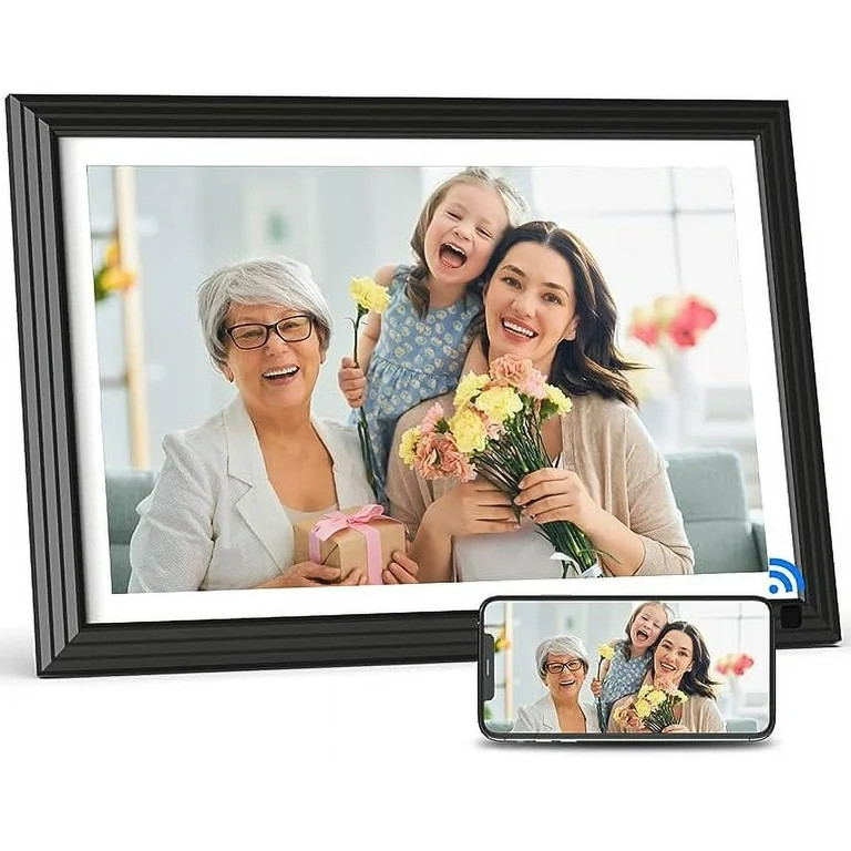 BSIMB 32GB 10.1 WiFi Digital Picture Frame Inch IPS Touch Screen HD Display, Smart Electronic Pho... | Walmart (US)