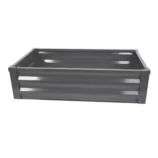 4 ft. x 4 ft. Antique Iron Raised Garden Bed | The Home Depot