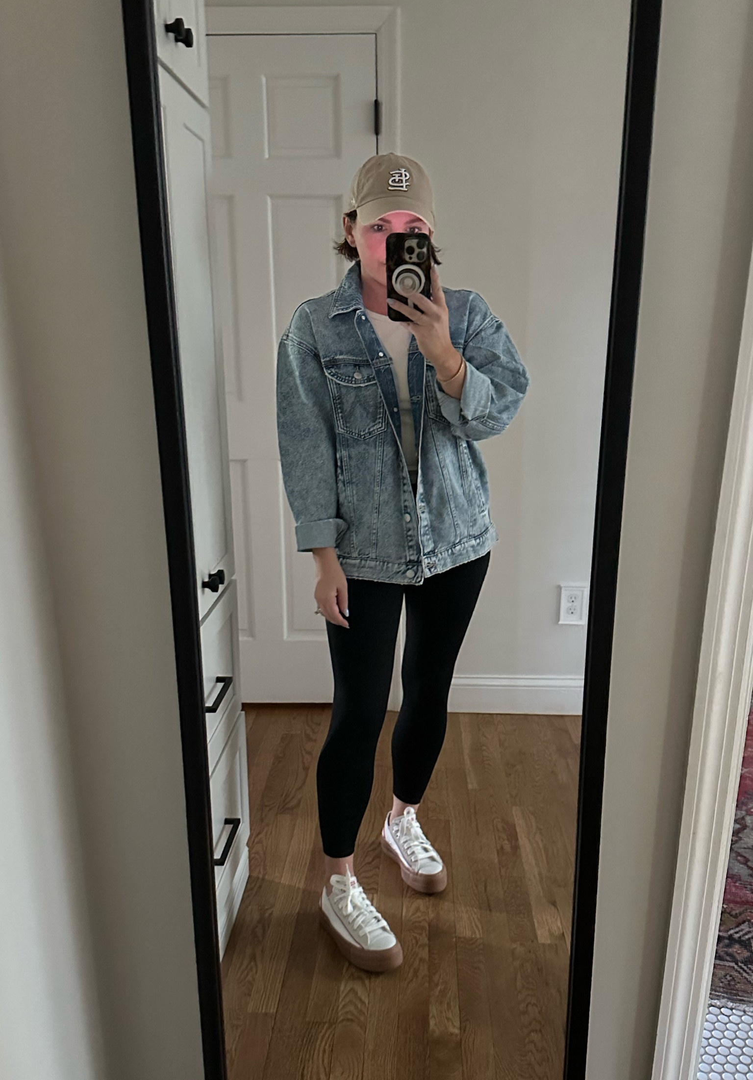 new denim jacket alert & it is freaking perfection!!! perfectly oversized. looks vintage. this is the small - on sale 20% off makes it right around $55

#LTKSummerSales #LTKSeasonal #LTKStyleTip