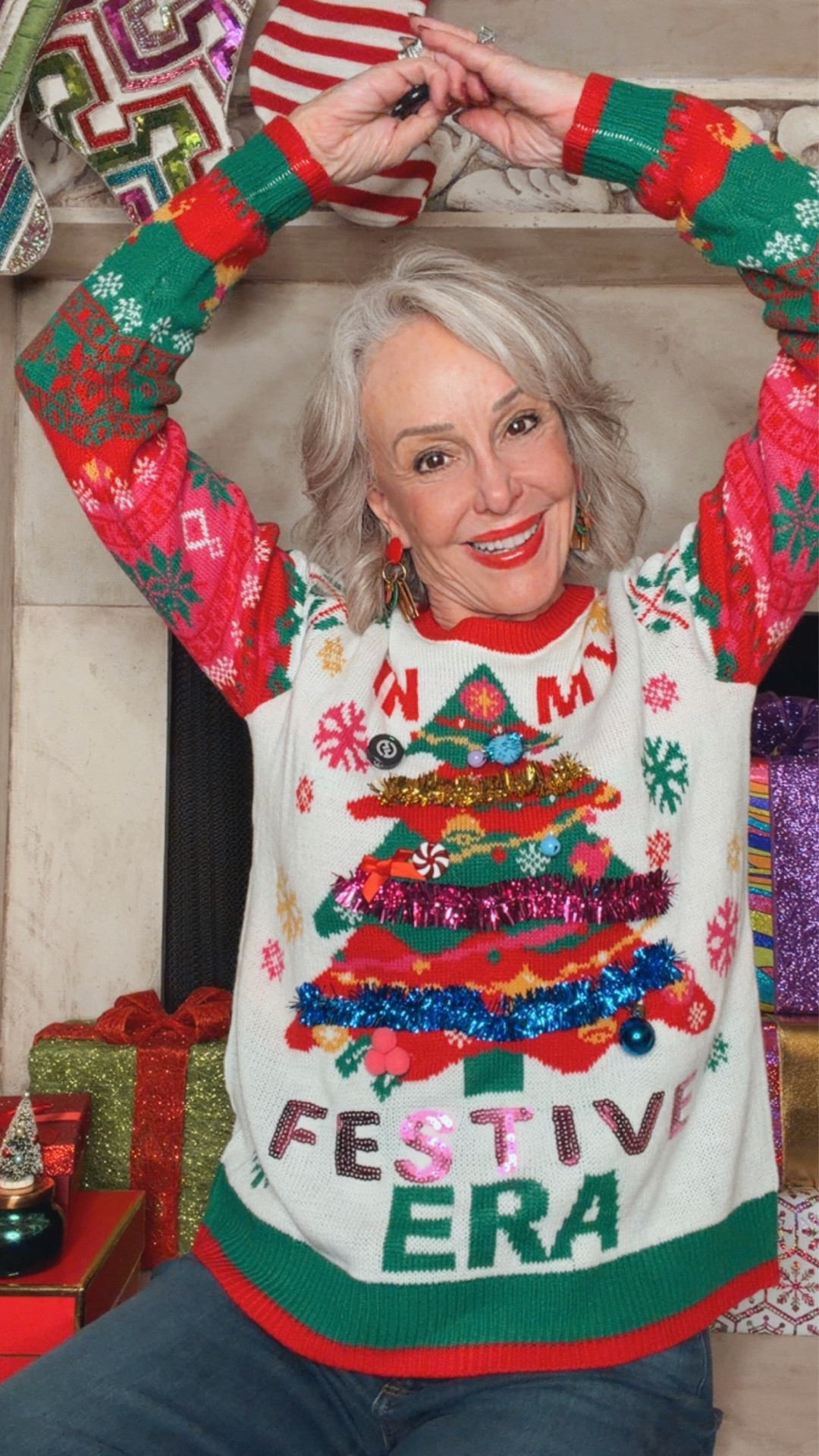  Perfect for an ugly or tacky Christmas Sweater party. Runs tts. Features bold Christmas graphics, cheeky sayings, and 3D trims and accents for extra festive flair, perfect for holiday events.
Under $20


#LTKFindsUnder50 #LTKOver40 #LTKHoliday