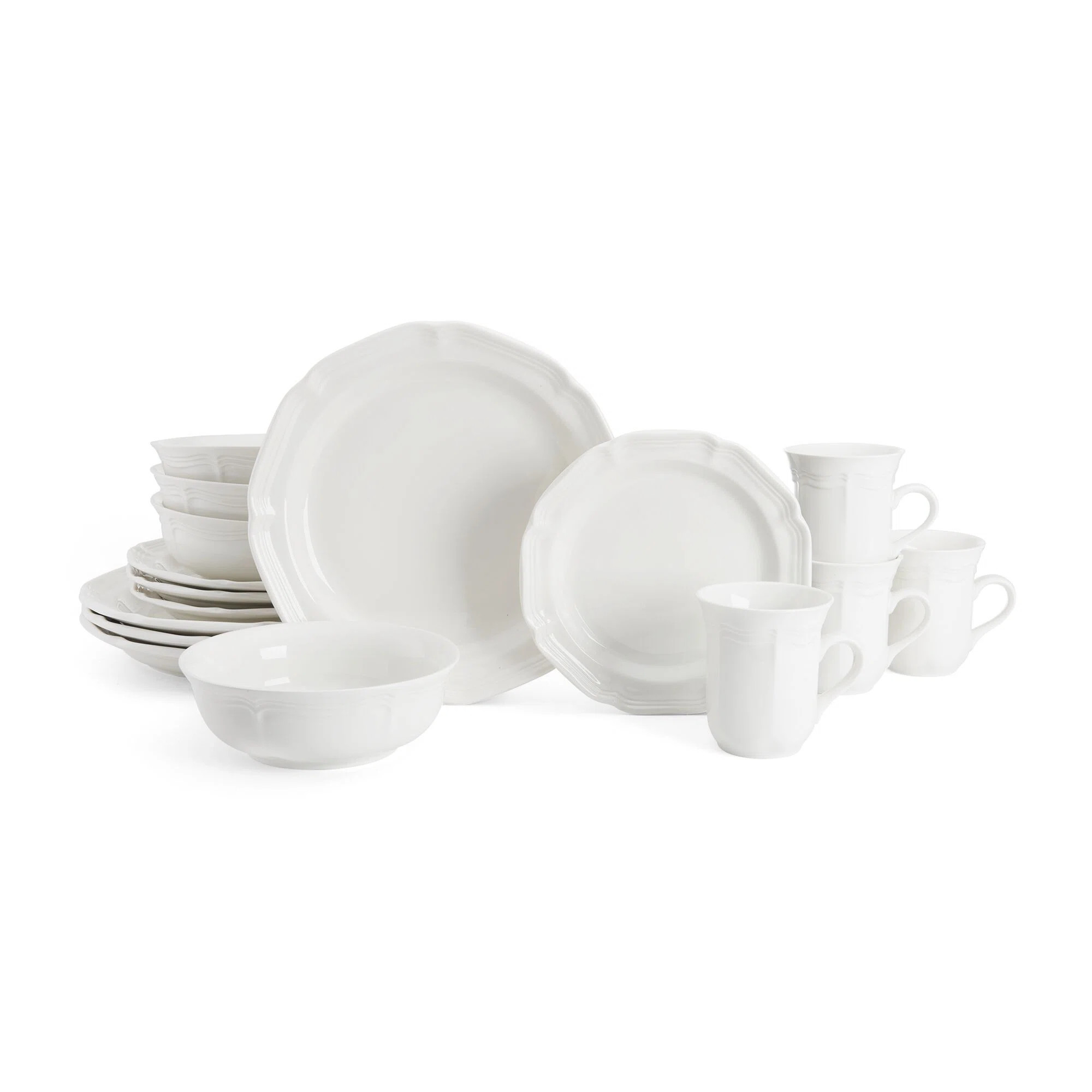Mikasa French Country 16-Piece Stoneware Dinnerware Set, Service for 4 | Wayfair | Wayfair North America