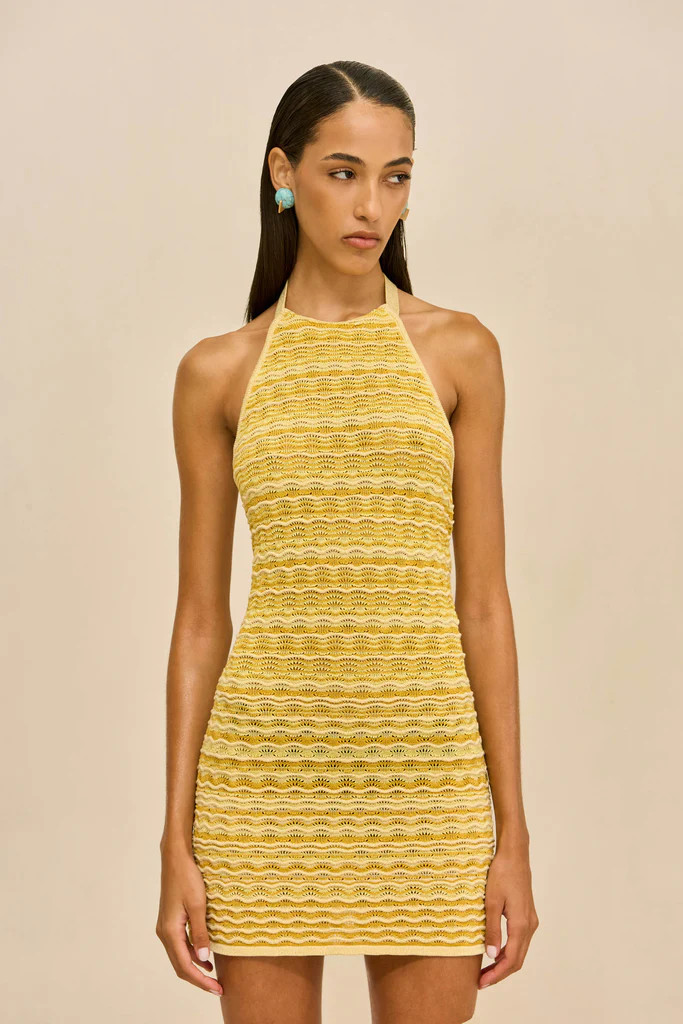 ERINA KNIT DRESS - MARIGOLD | Cult Gaia - US