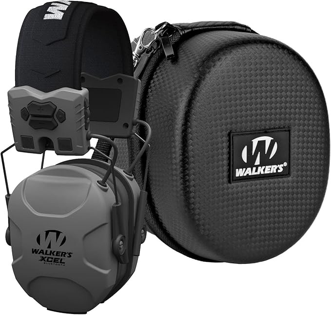 Walker's XCEL 500BT Digital Electronic Muff and Protective Case Bundle | Amazon (US)