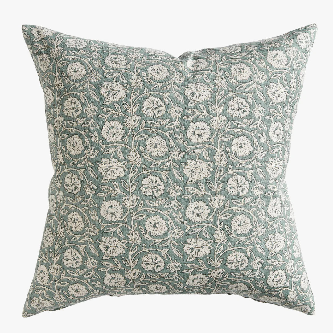 Cedella Celadon Pillow Cover | Dear Keaton