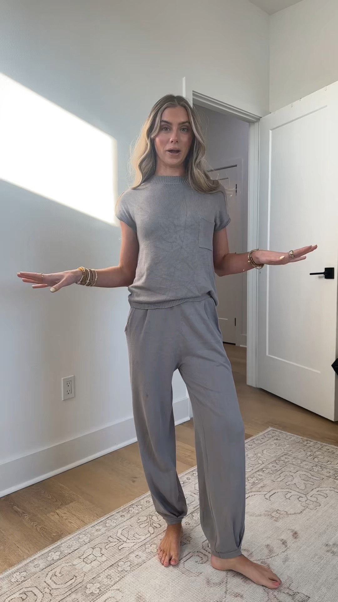 Amazon size XS  ANRABESS Women Two Piece Outfits Summer Sweater Vest Crop Top Pants Lounge Matching Set Travel Airport Beach Vacation Clothes

#LTKootd #LTKTravel #LTKSaleAlert