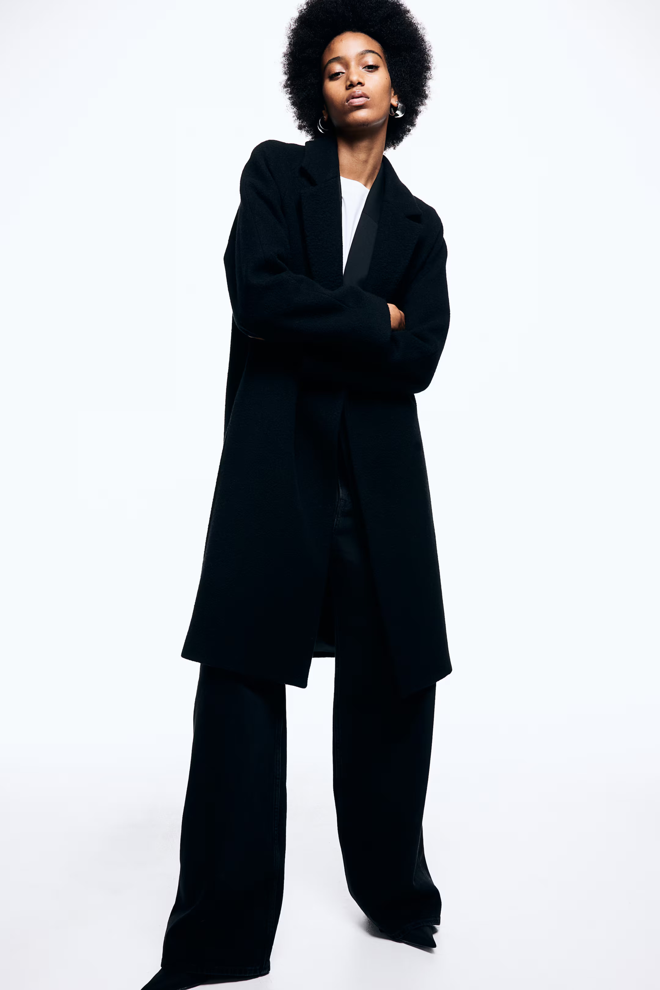 Zweireihiger Mantel aus Wollmix | H&M (DE, AT, CH, NL, FI)