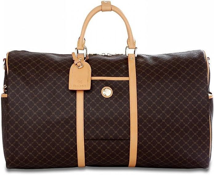 Signature Brown Duffel Traveler by Rioni Designer Handbags & Luggage | Amazon (US)