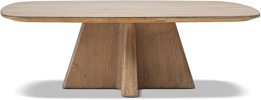 Jennifer Taylor Home Clarence 49" Reclaimed Pine Solid Wood Coffee Table, Antique Natural Brown R... | Amazon (US)