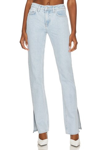 Hailey Low Rise Boot With Slit Hem
                    
                    GRLFRND | Revolve Clothing (Global)