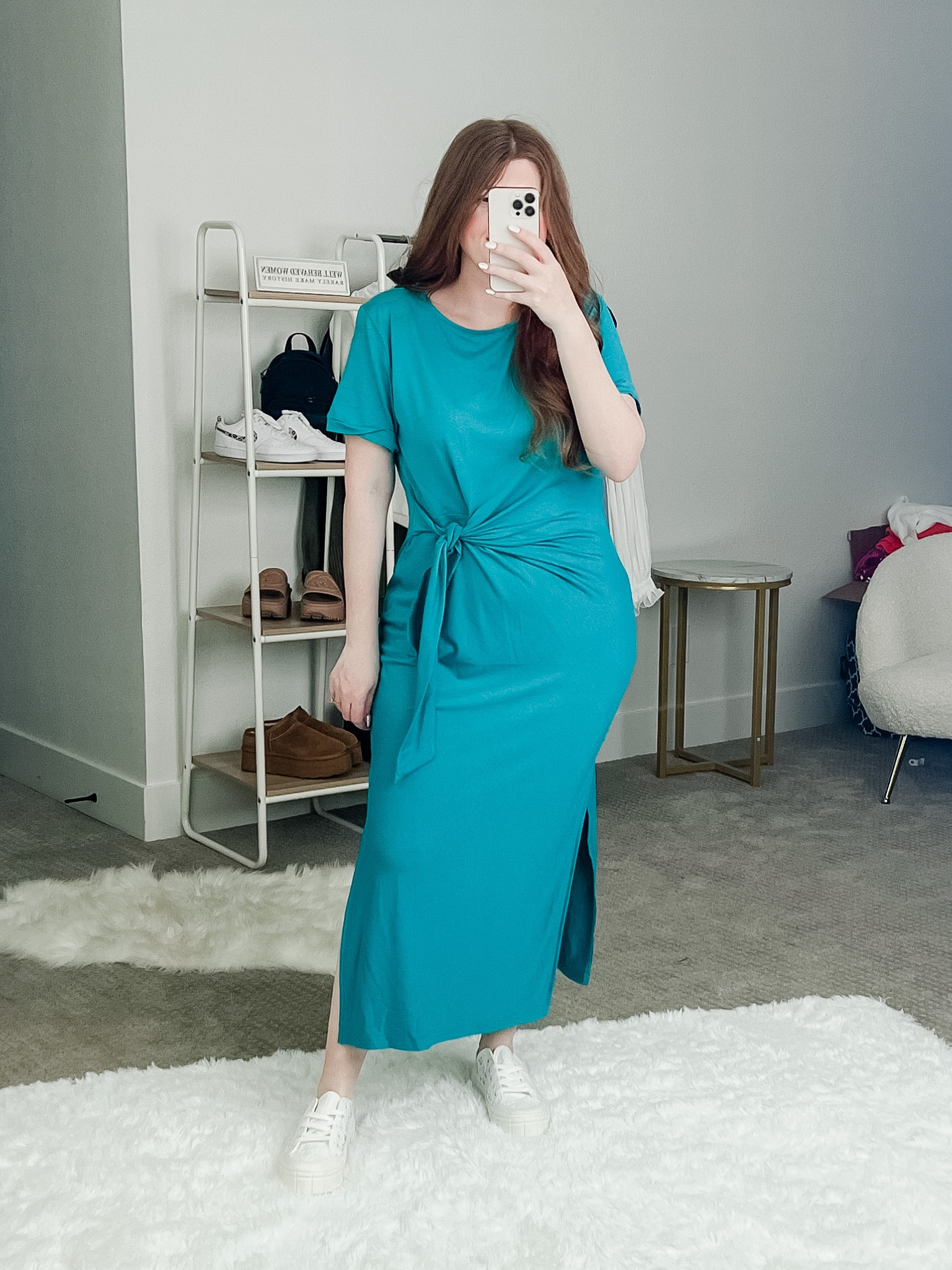 Casual dress from amazon wearing size large. Shapewear underwear. Midi dress. Amazon dress. Spring outfit. Spring dress. 

#LTKstyletip #LTKSeasonal #LTKunder50