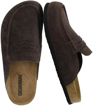 CUSHIONAIRE Fondu Genuine Leather Mule Clogs for Women, Comfortable Slip On Womens Shoes with Pen... | Amazon (US)