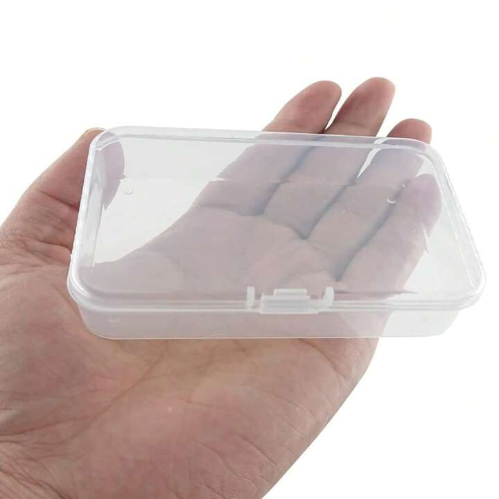 Mini Plastic Storage Containers Box With Lid,  Clear Rectangle Box For Collecting Small Items, Be... | SHEIN