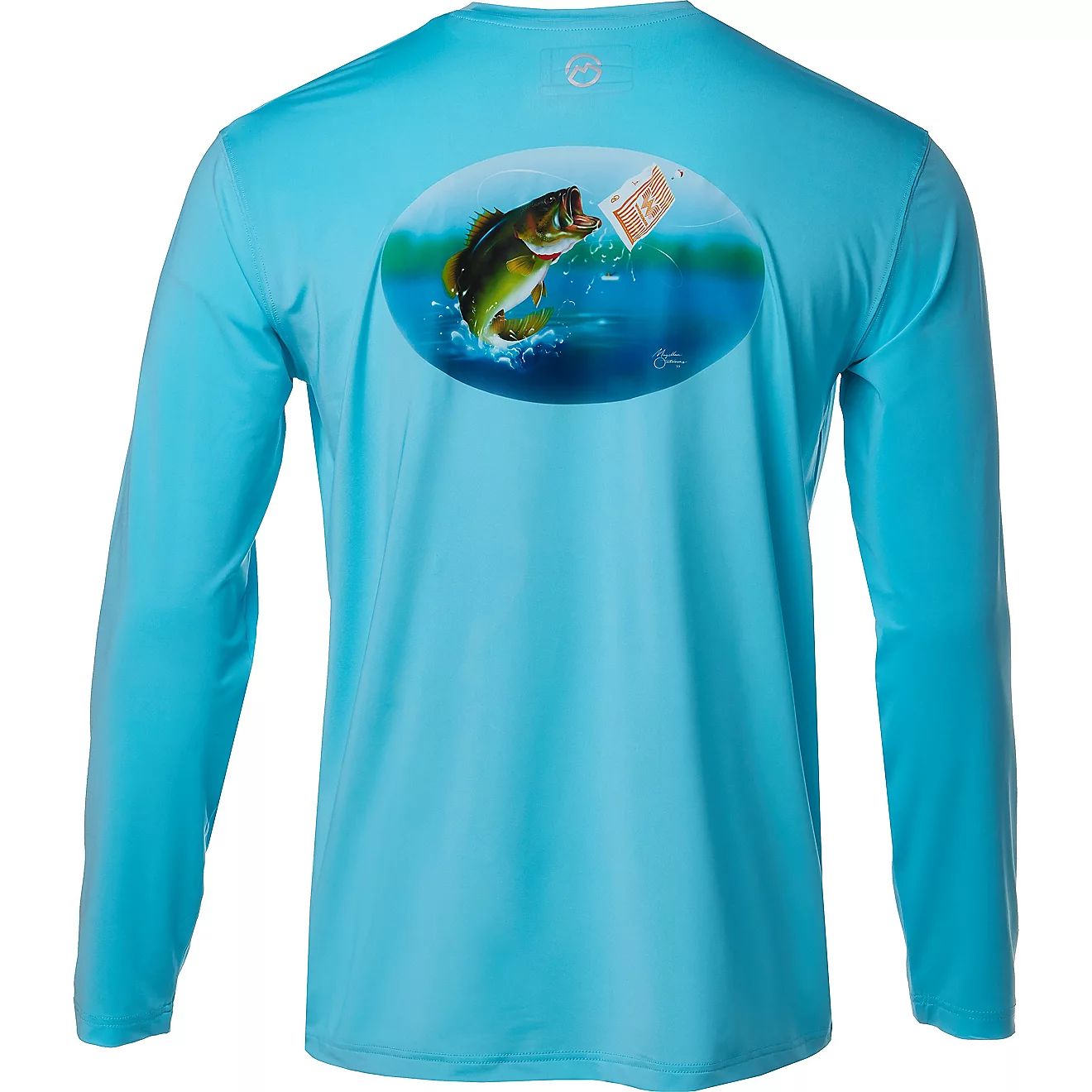 Magellan Outdoors Men’s Whataburger Airbrush Bass Long Sleeve Graphic T-shirt | Academy Sports + Outdoors