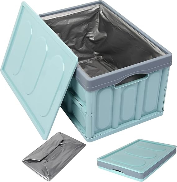 SUINARIM Collapsible Organizer for Car, Storage Bins/Bags for Clothes, Durable Plastic Storage Fo... | Amazon (US)