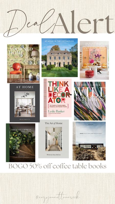 Coffee table books
Bogo 50% ends 6/16

#LTKHome #LTKSummerSales #LTKSaleAlert