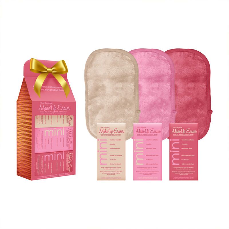 Makeup Eraser Sugar Plum 3 pc Giftable Reusable MakeUp Minis Wipe Set | Beauty Brands