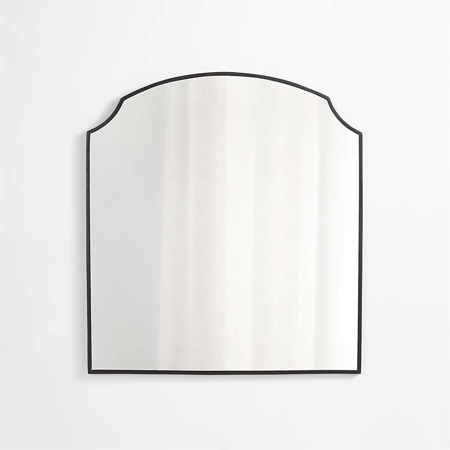Emmy Brass Wall Mirror + Reviews | Crate & Barrel | Crate & Barrel