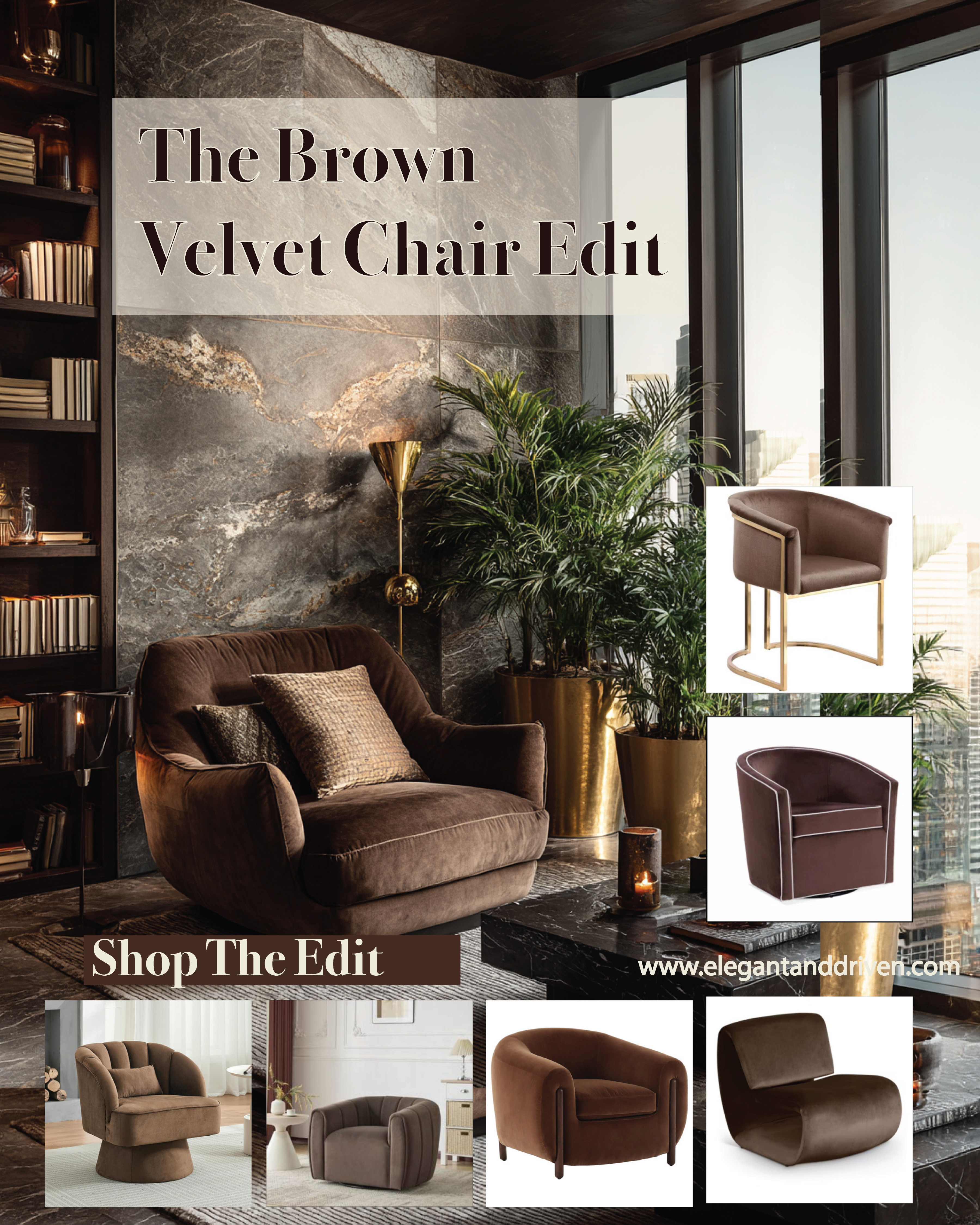 Rich, grounding, and timeless — brown velvet evokes comfort with a luxurious edge.
Perfect for vintage-inspired or masculine modern interiors.

🛋️ Shop The Edit:
Curated brown velvet statement chairs designed to anchor any elegant living space.
#BrownDecor #VelvetChair #ElegantHome #WarmInteriors #LuxuryLiving #ClassicDesign 

 #LTKHome