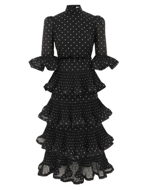 Pleated Sleeved Midi Dress            
        
            

    
    
    











    

   ... | ZIMMERMANN (US, CA, EU, MENA)