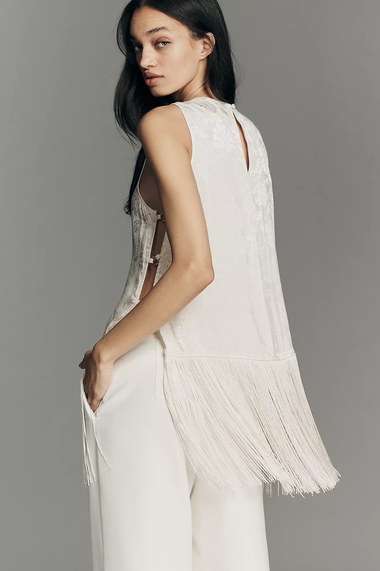 4SI3NNA Sleeveless Fringe Top | Anthropologie (US)