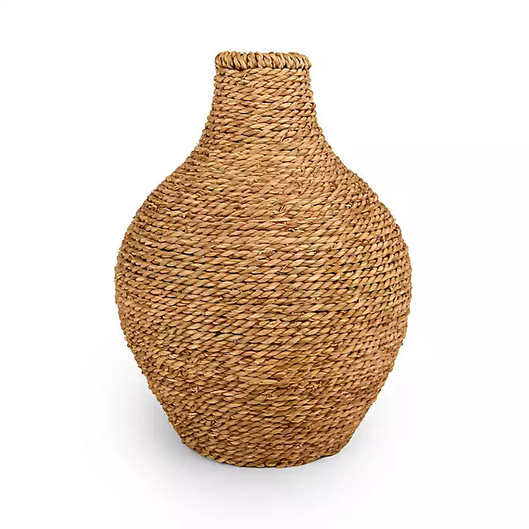 Woven Seagrass Floor Vase, 18 in. | Kirklands