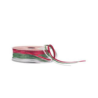 1/8" x 36Ft Green, Red & White Trim Ribbons by Celebrate It® in Null | Michaels® | Michaels Stores