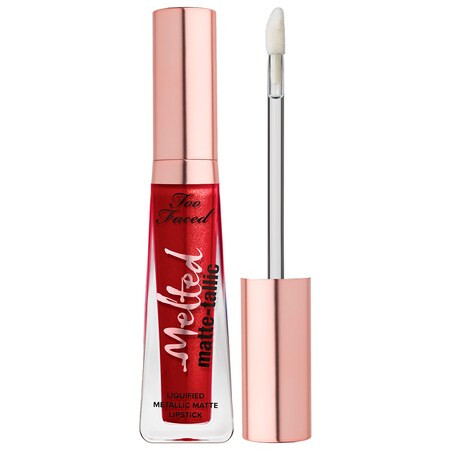 Too Faced Melted Matte-Tallic Liquified Metallic Matte Lipstick Bitch, I'm Too Faced .23 oz | Sephora (US)