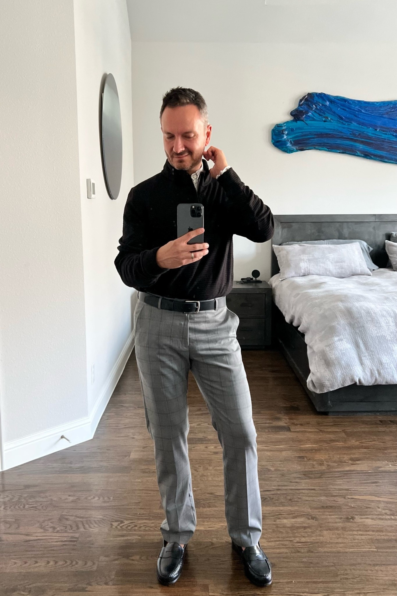 A quarter zip but make it dressy.

#LTKMens #LTKootd #LTKSeasonal