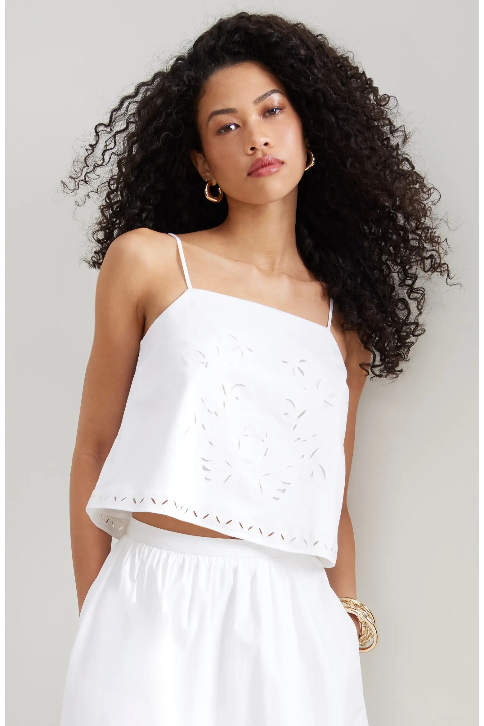 Embroidered Poplin Cami (Women) | Nordstrom | Nordstrom