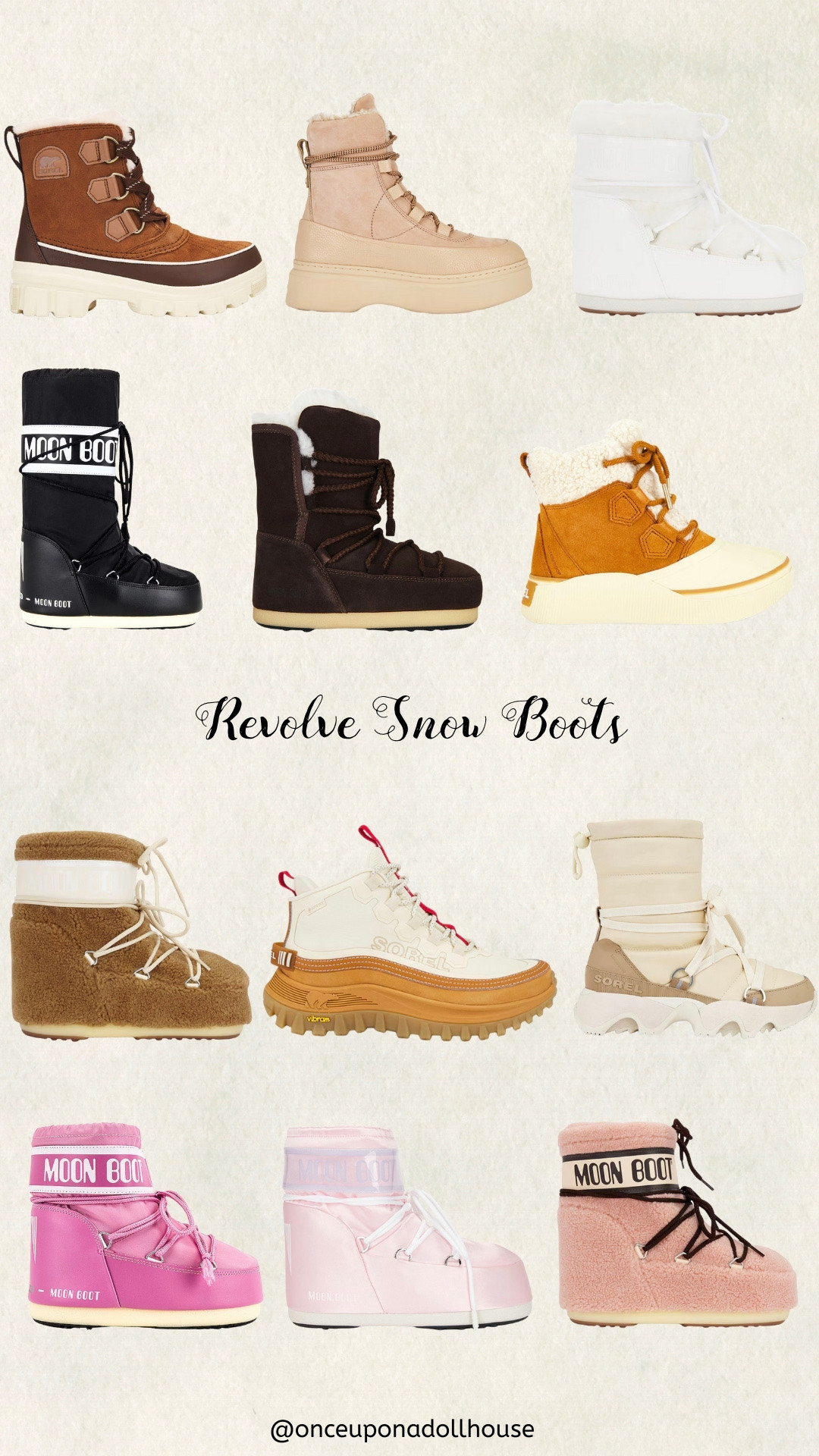 Revolve Snow Boots! 

#LTKHoliday #LTKSeasonal