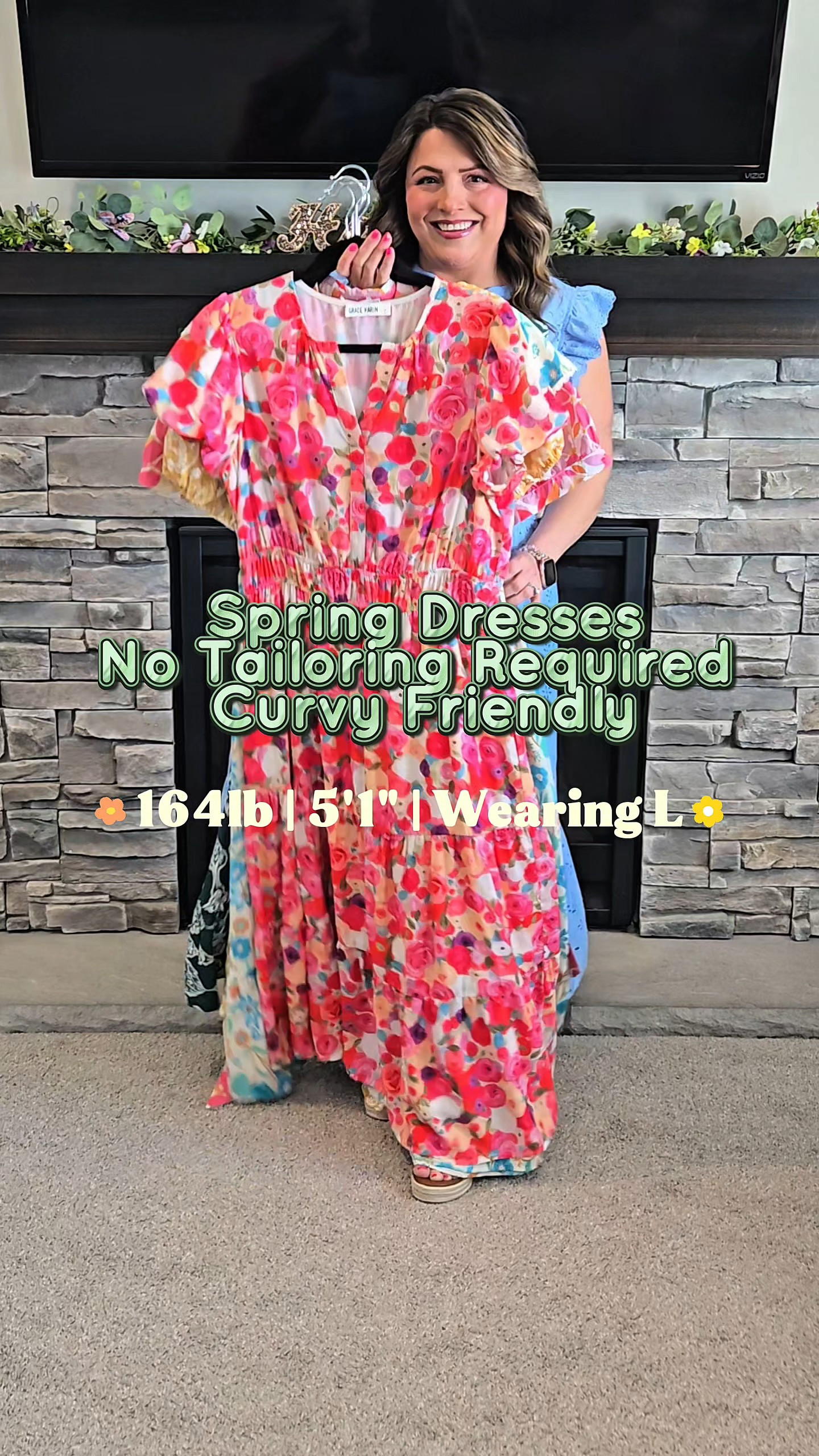 Spring Dresses for Midsize apetite Curvy Moms 

#LTKPlusSize #LTKPetite #LTKMidsize