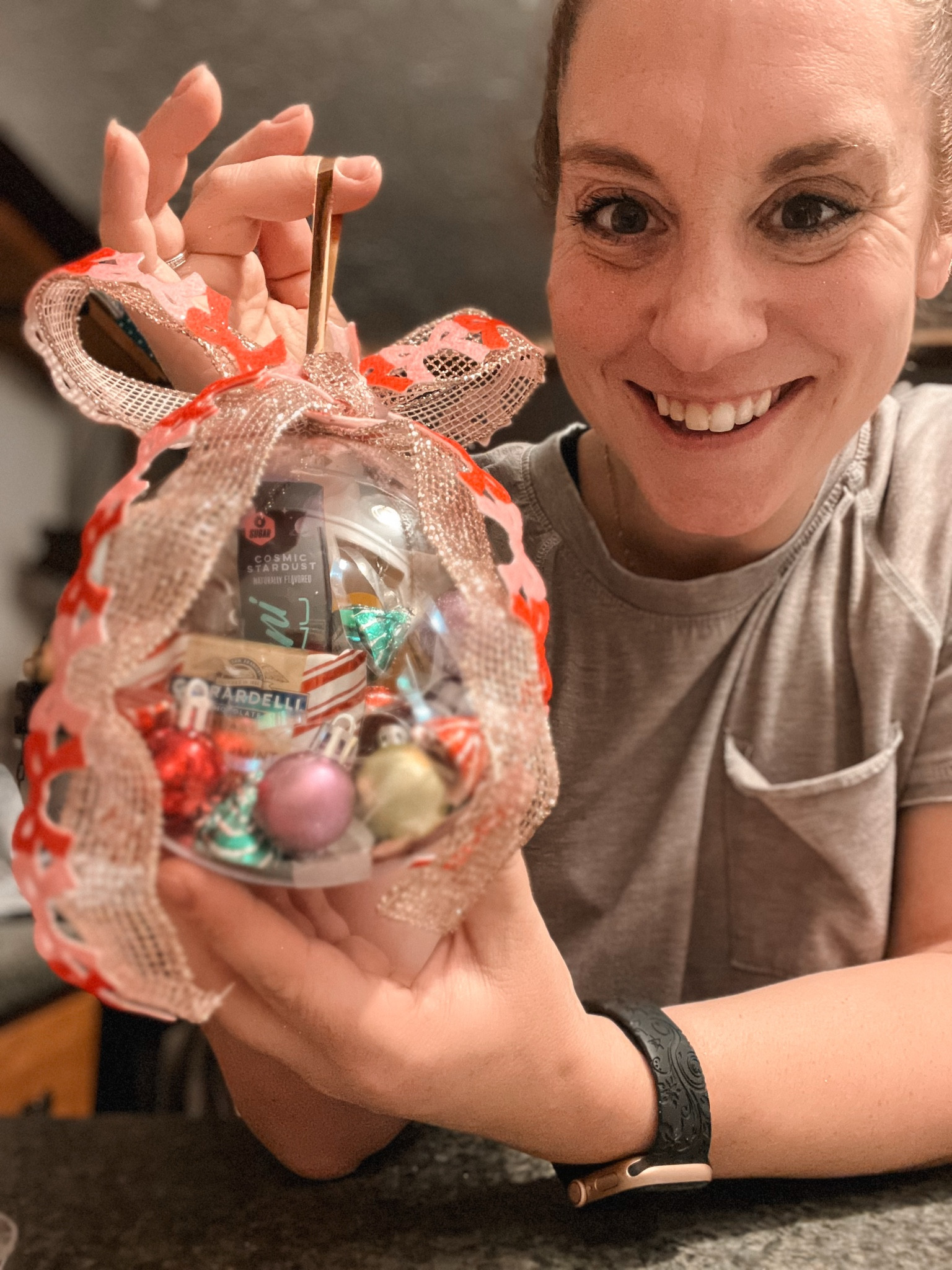 Cute teacher gift or even just a special friend. 
Clear ornament filled with goodies.

#LTKGiftGuide #LTKHoliday #LTKSeasonal