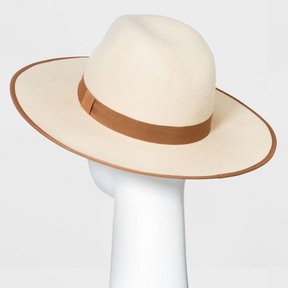 Women's Wide Brim Felt Fedora Hat - A New Day™ | Target