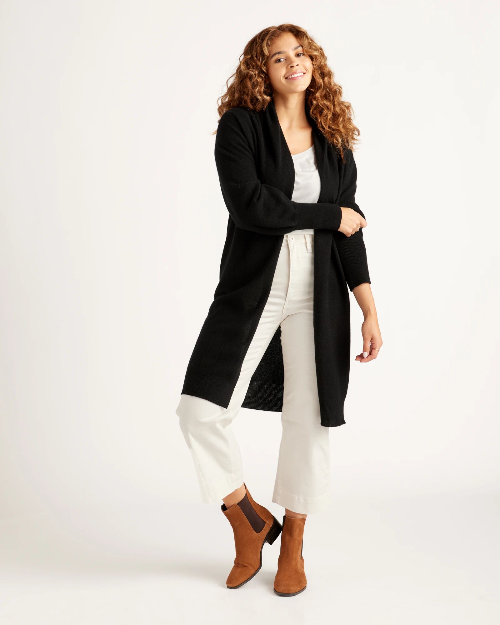 Mongolian Cashmere Duster Cardigan Sweater | Quince