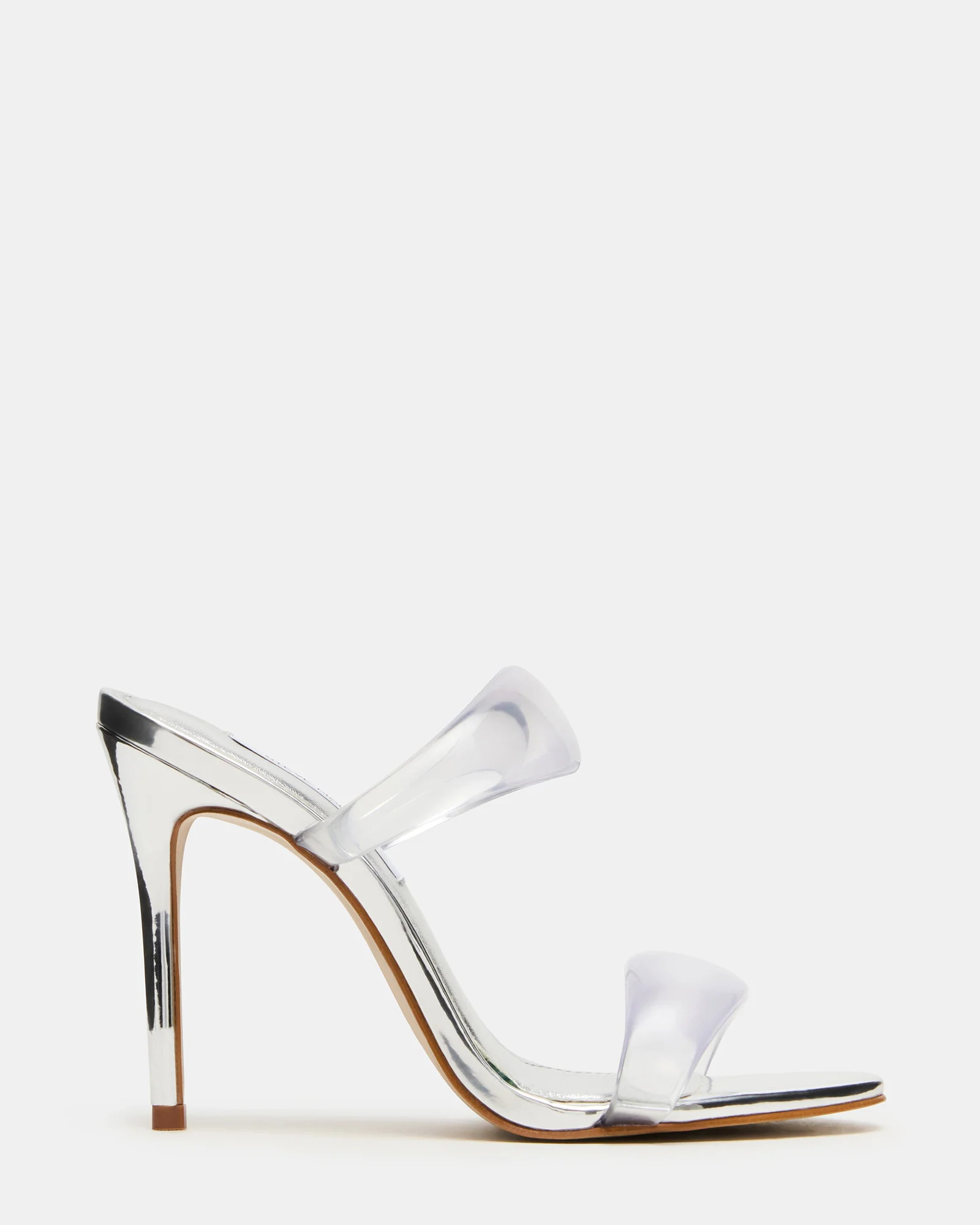 SATURN Jelly Clear Stiletto Mule Women's Heel | Steve Madden (US)