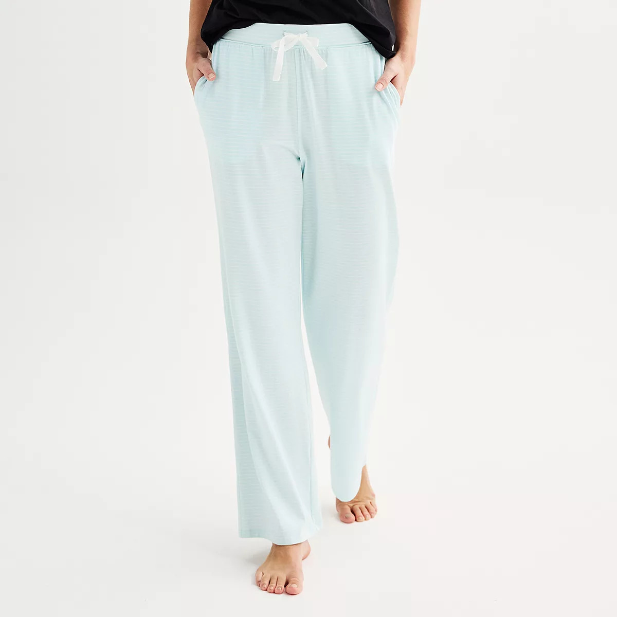 Women's Sonoma Goods For Life® Cotton Modal Open Hem Pajama Pants | Kohl's
