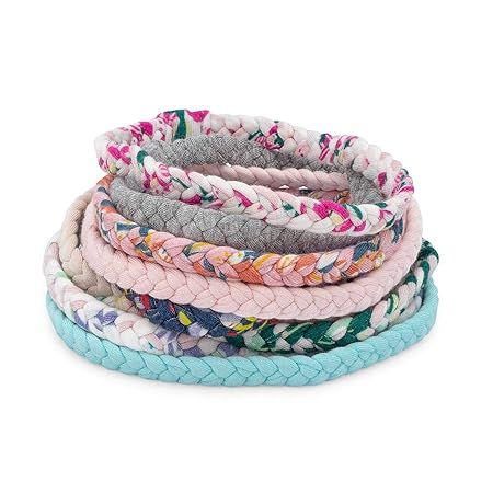 Parker Baby Girl Braided Headbands, Assorted 10 Pack of Hair Accessories for Girls -"Wildflower S... | Amazon (US)