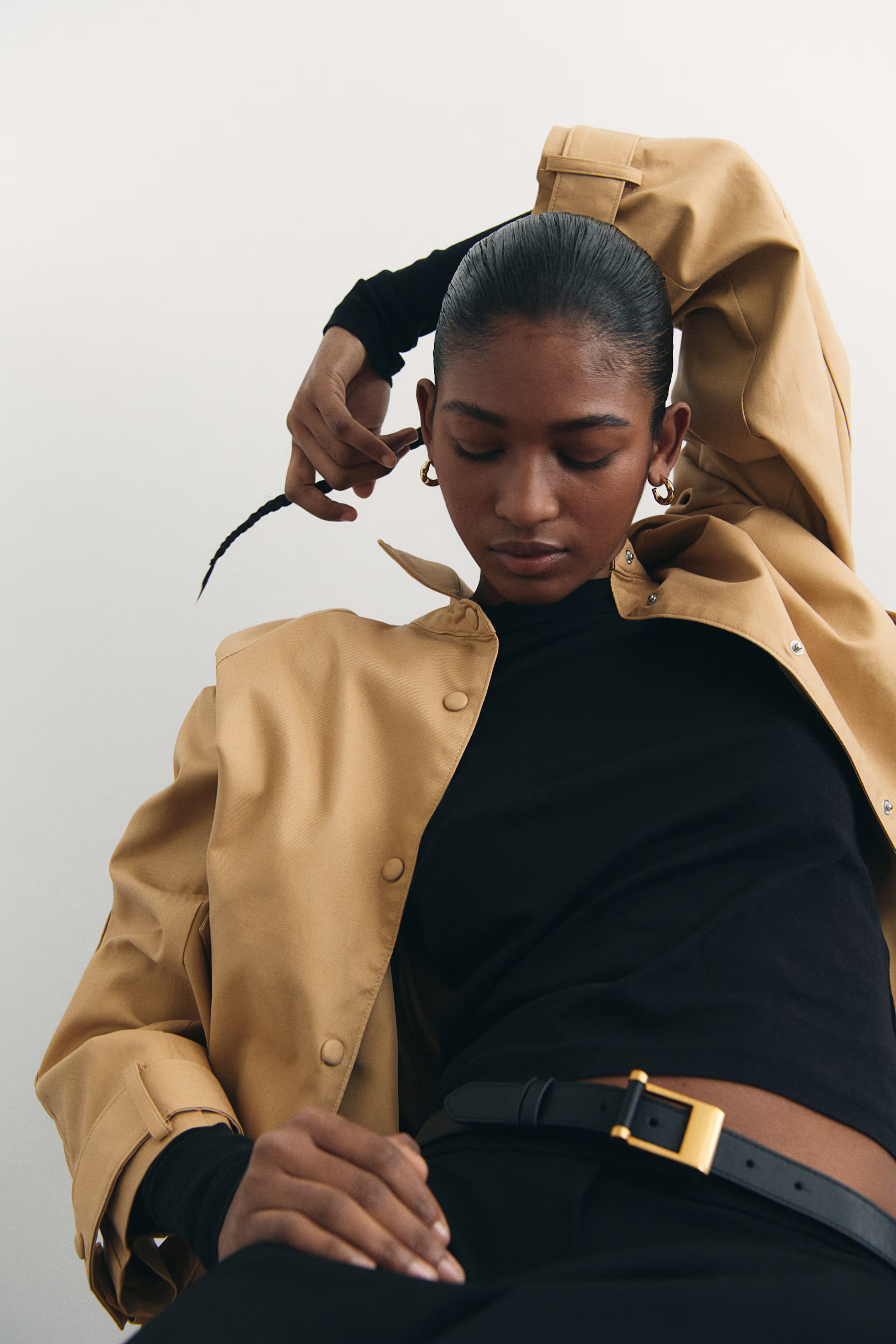 Twill Jacket with Collar | H&M (US + CA)