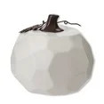 Harvest Cream Ceramic Pumpkin Tabletop Decoration, Way to Celebrate, 5.5 in | Walmart (US)