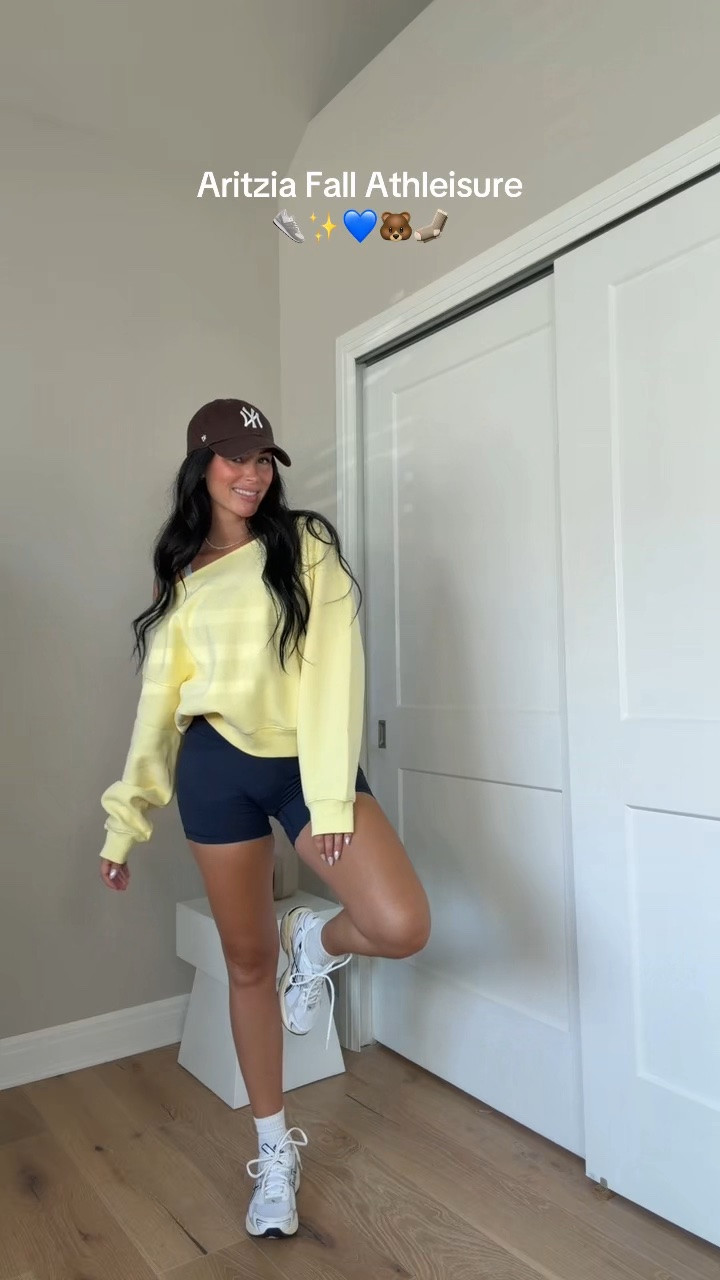 The perfect off-duty look for running errands, travel days, coffee runs, working out or just everyday wear ✨I’ll have it linked on my LTK.

My sizing 5’7, 145lbs, 32dd


#AritziaFall #FallAthleisure #AritziaActivewear #FallOutfitInspo #AthleisureStyle Aritzia fall outfit, fall athleisure outfit, Aritzia Butter biker shorts, Aritzia Butter bra, off shoulder crewneck, slouchy crewneck outfit, cozy fall outfit, casual fall style, off duty outfit, sporty fall outfit, ASICS sneakers, fall activewear, everyday athleisure, pre fall outfit, fall fashion inspo @Aritzia