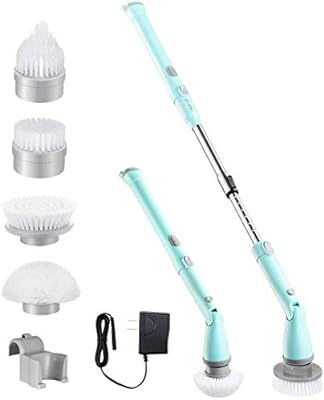 Homitt Electric Spin Scrubber with Rechargeable Battery, Power Bathroom and Shower Scrubber with ... | Amazon (US)