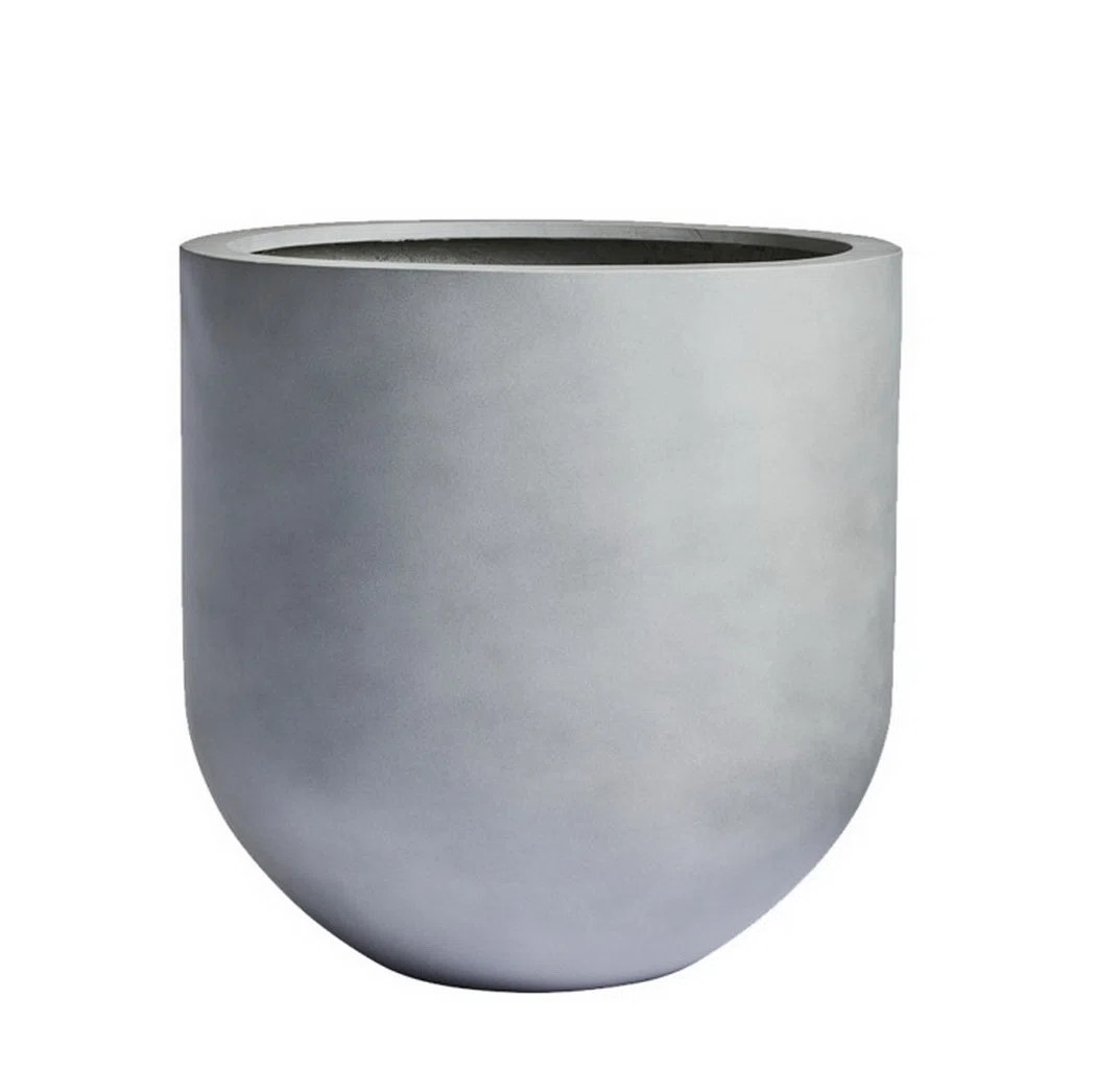 Orren Ellis Dorlis Fiberglass, Natural Stone Powder and Virgin Resin Pot Planter & Reviews | Wayf... | Wayfair North America