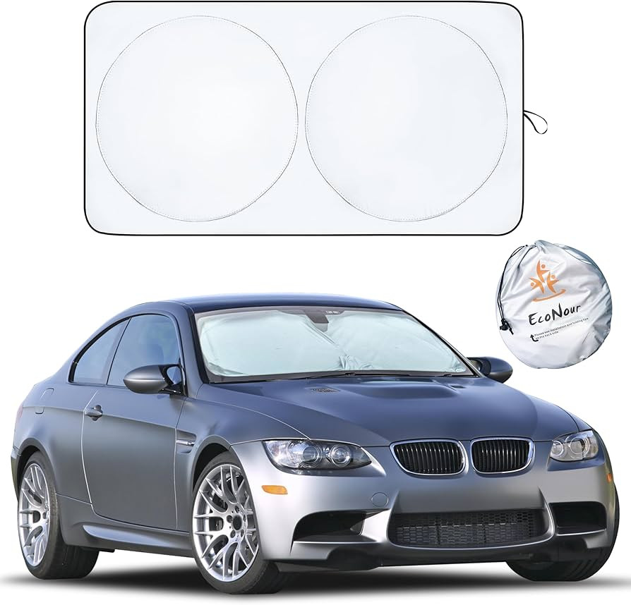 EcoNour Car Windshield Sun Shade | Reflector Sunshade Offers Ultimate Protection for Car Interior... | Amazon (US)