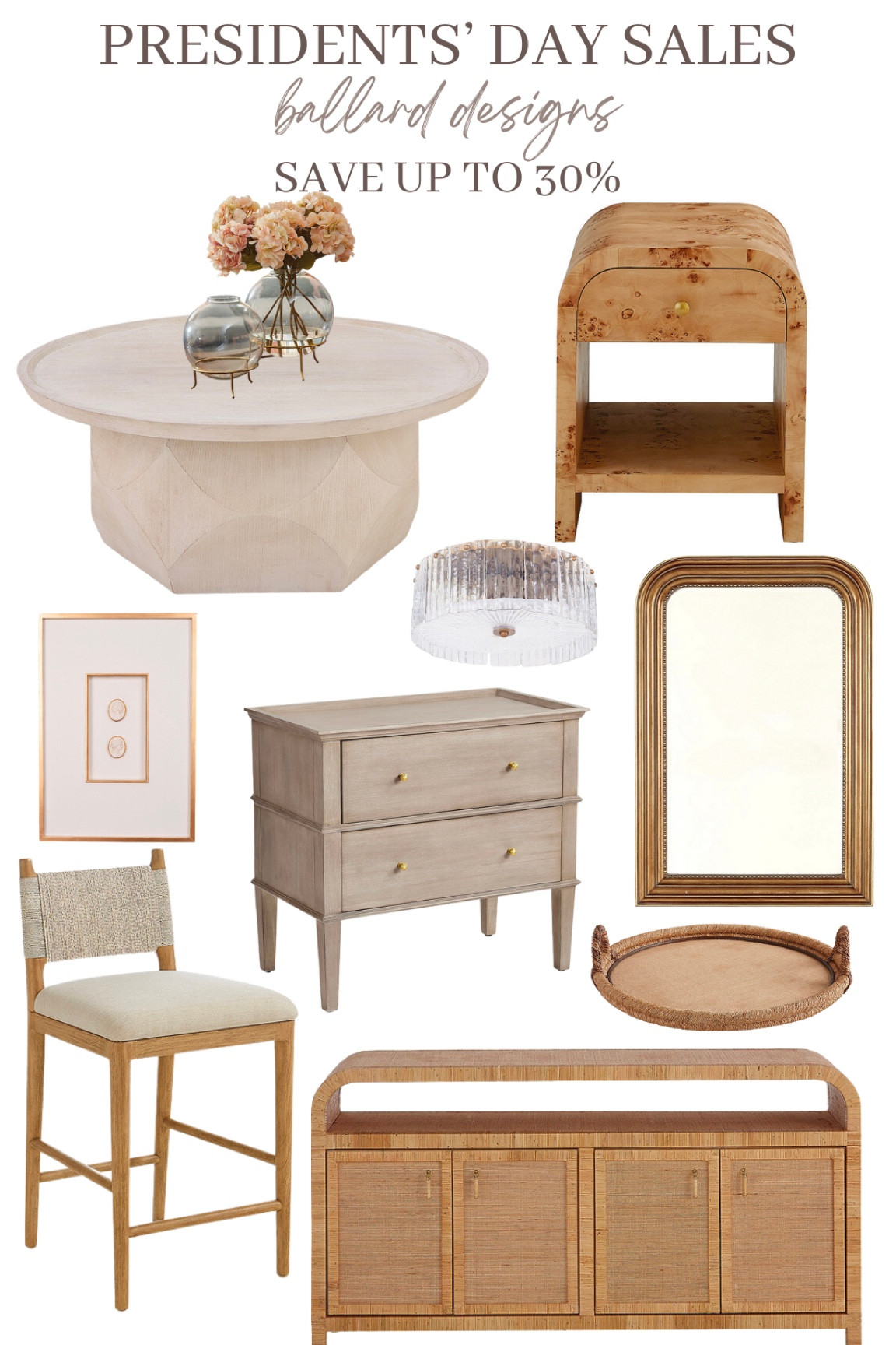 Ballard design Presidents’ Day sale! Save up to 30% on furniture and decor! 

#LTKhome #LTKSeasonal #LTKSpringSale