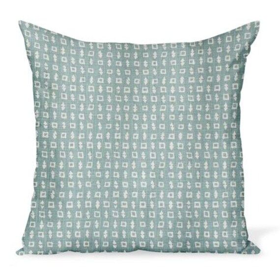 Peter Dunham Designer Pillow Cover // Wabi in Ocean // Turquoise Pillow Cover // Boho Pillow // H... | Etsy (US)