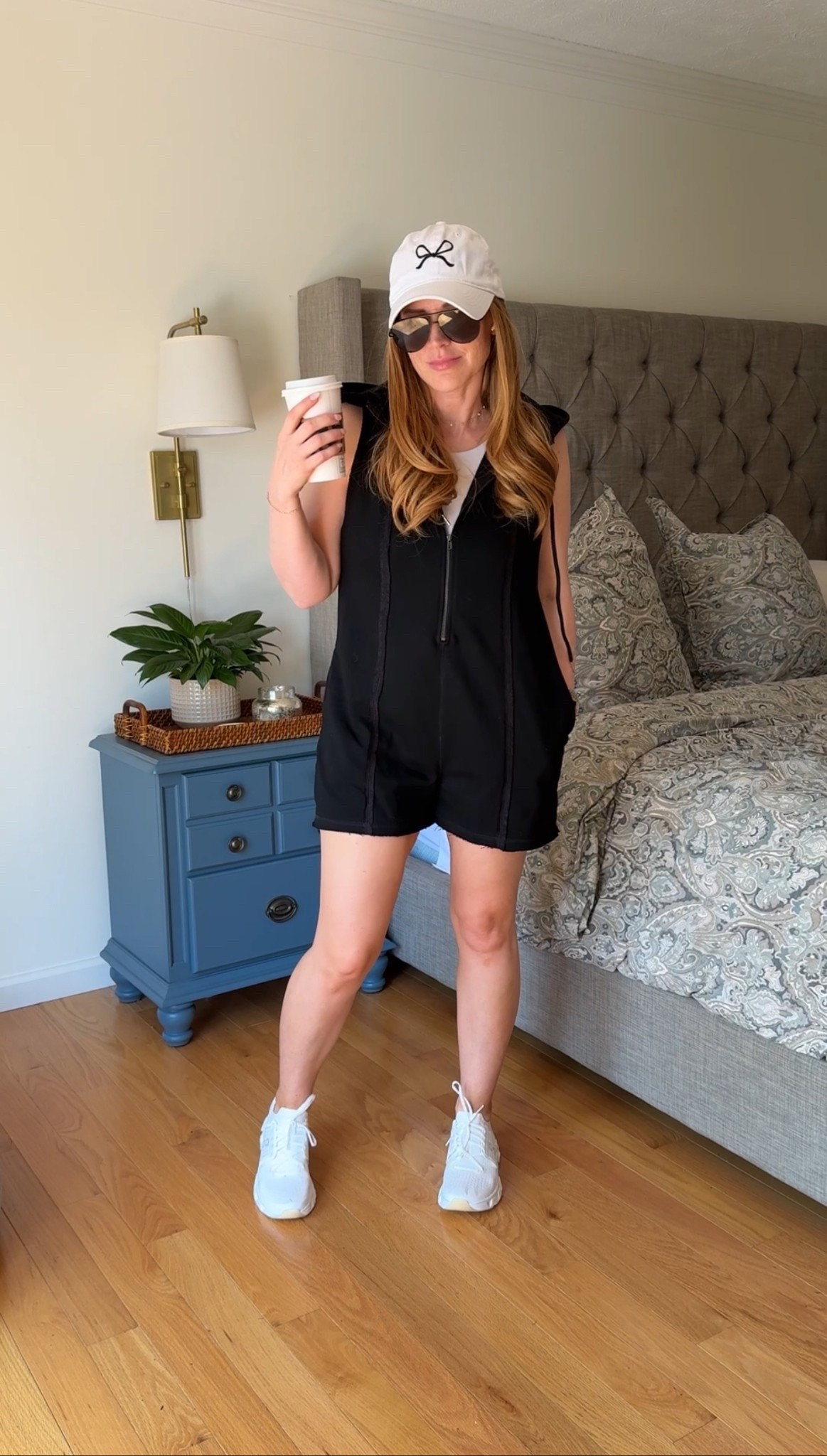 A hooded sweatshirt cut like a romper? Yes, please. 

I’m wearing a medium for a relaxed fit, but size up if you want an oversized fit.

Athleisure | Activewear | Loungewear | Mom style | Sports mom | Casual outfit | Spring | Summer

#LTKActive #LTKStyleTip #LTKFindsUnder50