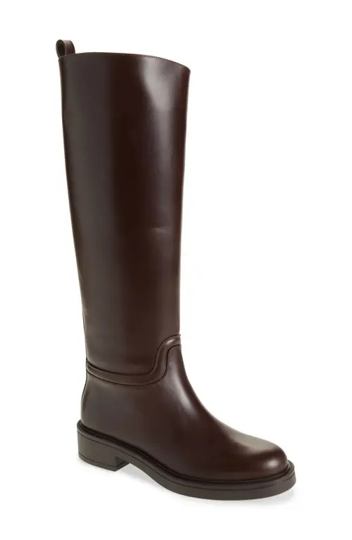 Stuart Weitzman Celia Riding Boot in Walnut at Nordstrom, Size 9 | Nordstrom