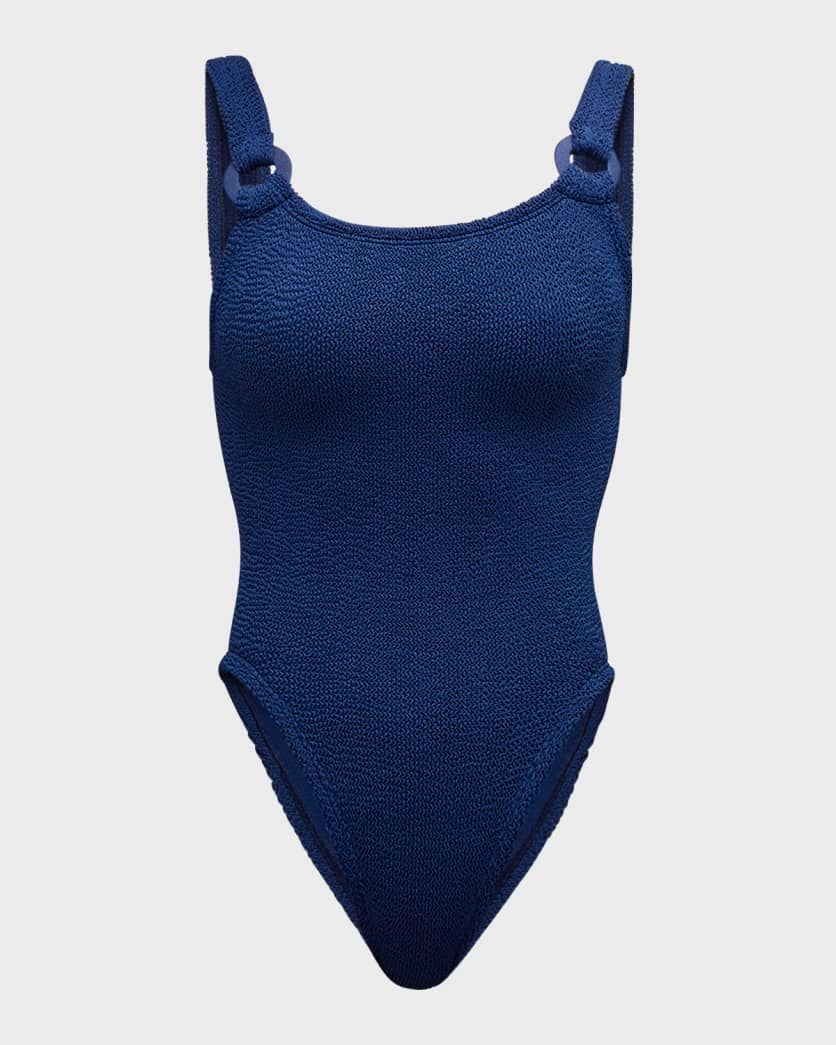 Domino One-Piece Swimsuit | Neiman Marcus