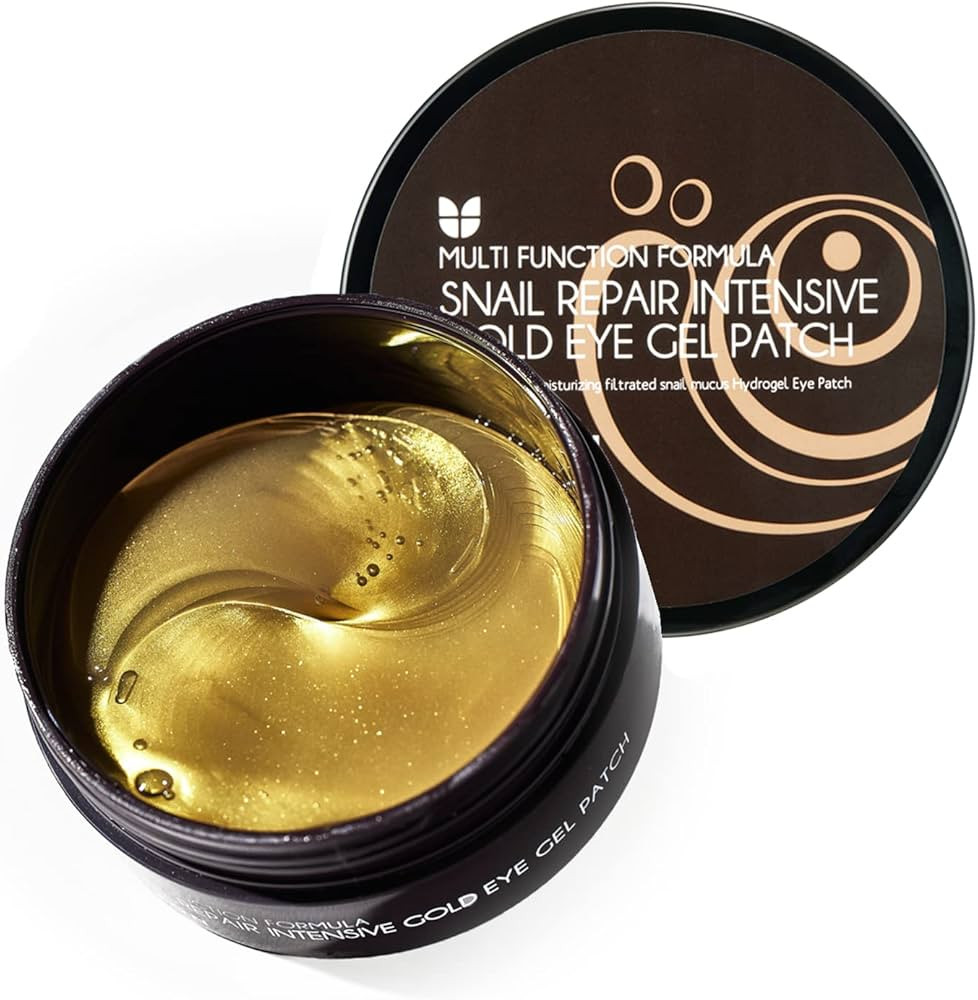 MIZON 24K Gold and Snail Mucin Hydrogel Under Eye Patches, for Puffy Eyes, Dark Circles, Moisturi... | Amazon (US)